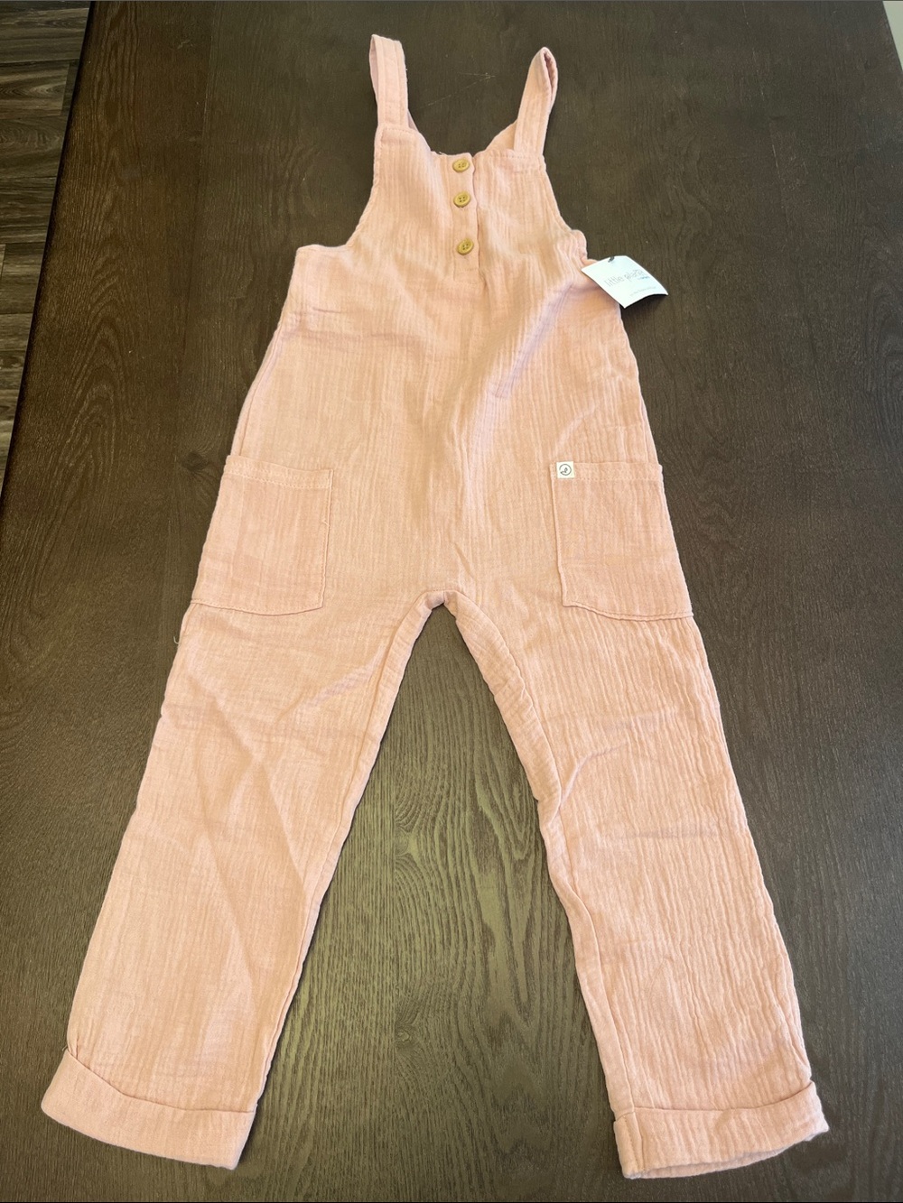 Carters Little Planet Pink Overalls 5t 5A